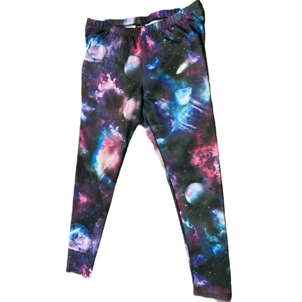 Torrid Celestial Galaxy Print Scuba Leggings Size 2 2XL - Picture 3 of 15